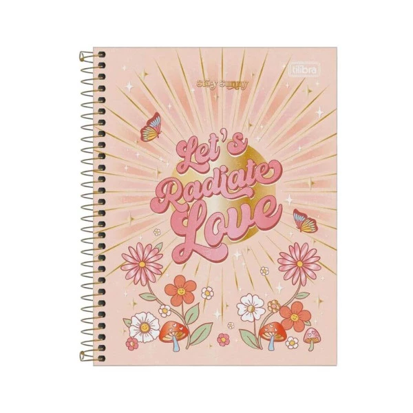 Caderno Universitário 1 Matéria 80F Gypsy Tilibra Rosa