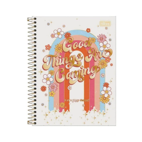 Caderno Universitário 1 Matéria 80F Gypsy Tilibra Branco