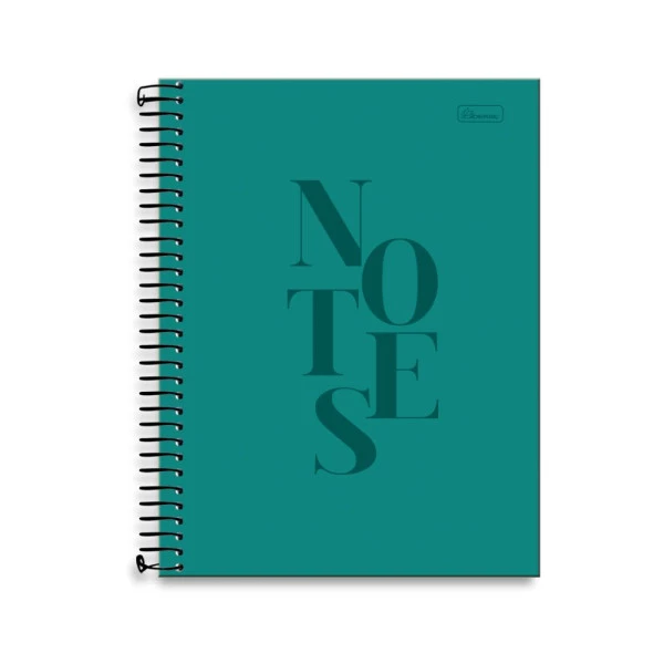 Caderno Universitário 1 Matéria 96F Notes Cadersil Turquesa