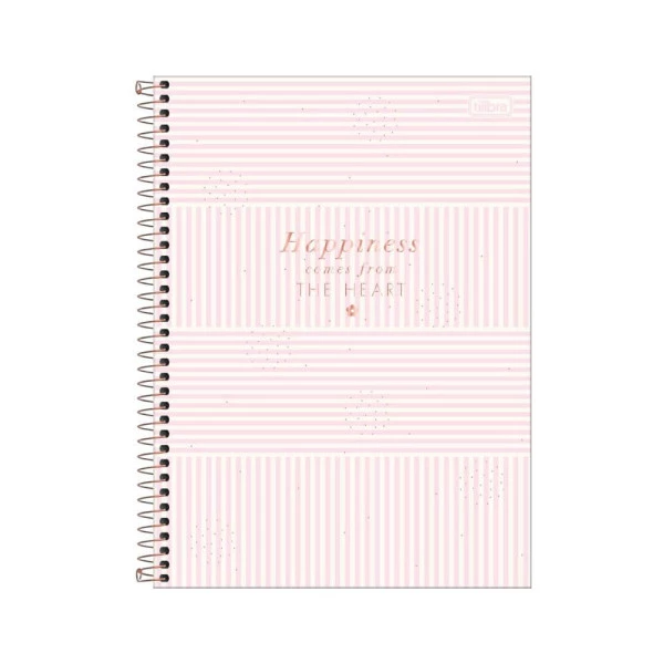 Caderno Universitário 16 Matérias Soho Tilibra Rosa