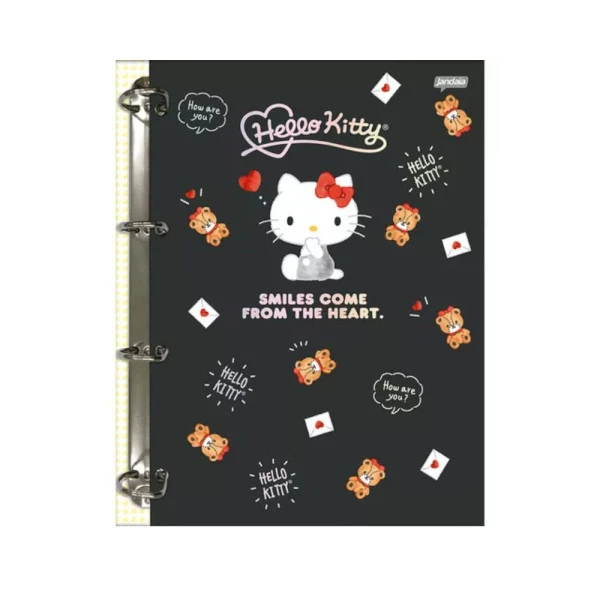 Caderno Argolado Hello Kitty Jandaia 160F