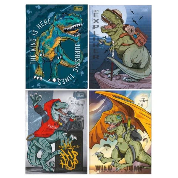 Caderno Brochurão Raptor Tilibra 80F