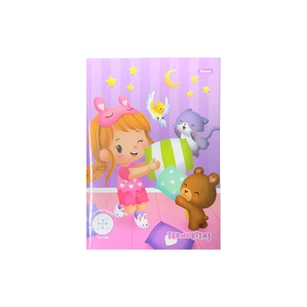 Caderno Brochura Quadriculado 1x1 48F Ternuritas Foroni