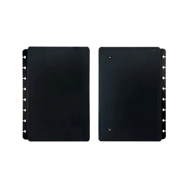 Caderno Inteligente Capa e Contracapa A5 Black