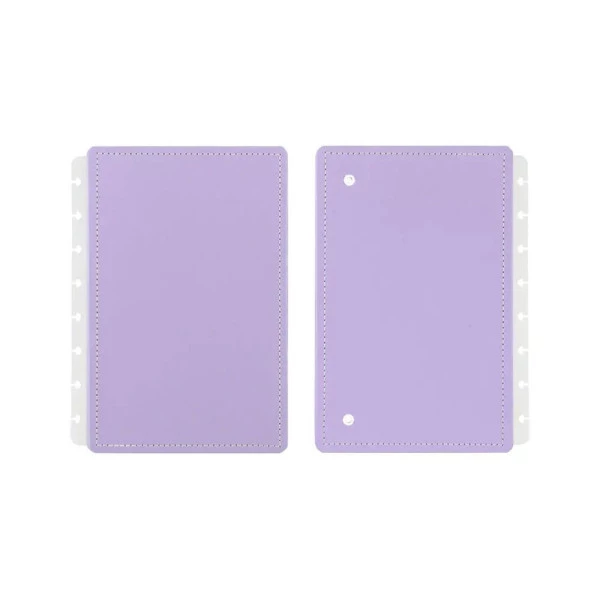 Caderno Inteligente Capa e Contracapa A5 Lilás Pastel