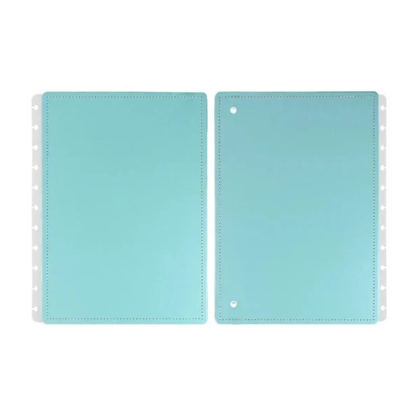 Caderno Inteligente Capa e Contracapa Grande All Aquamarine