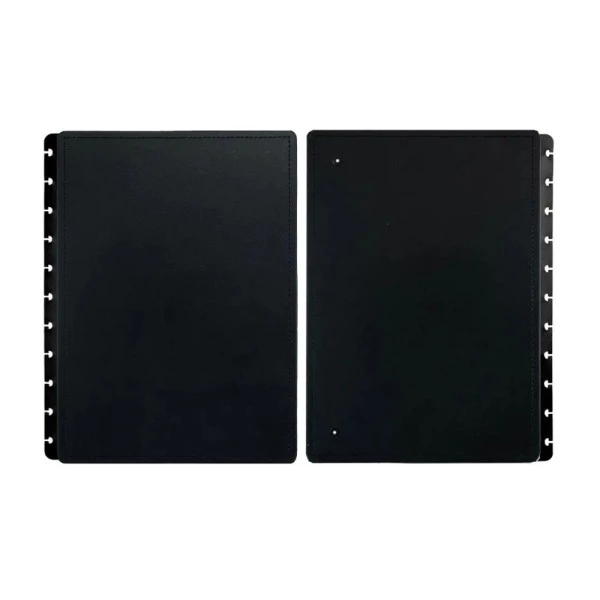 Caderno Inteligente Capa e Contracapa Grande Black