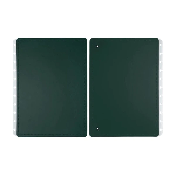 Caderno Inteligente Capa e Contracapa Grande Dark Green