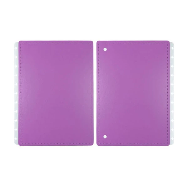 Caderno Inteligente Capa e Contracapa Grande Intense Violet