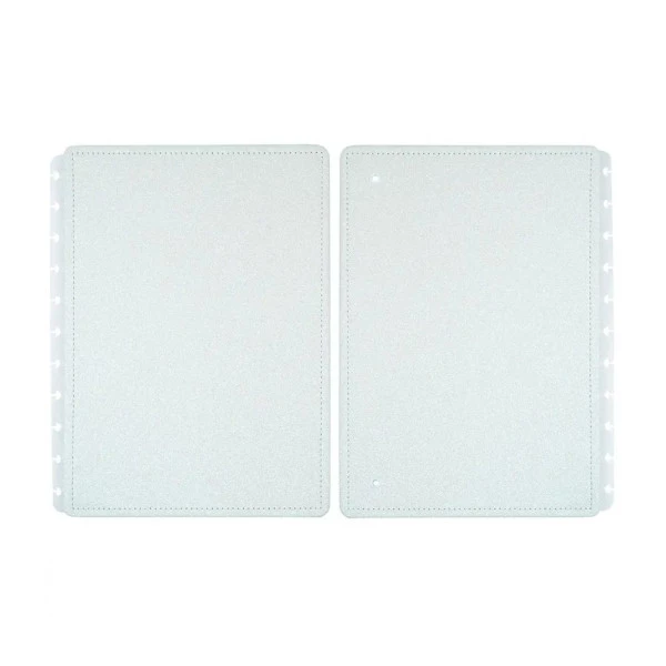 Caderno Inteligente Capa e Contracapa Grande Let's Glitter Colorful