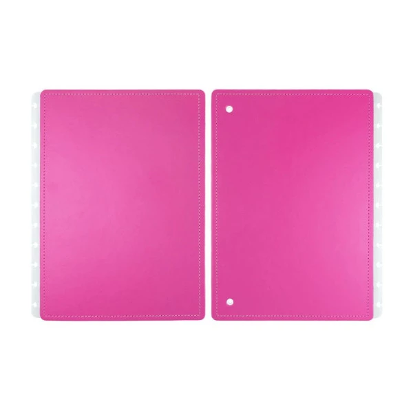 Caderno Inteligente Capa e Contracapa Grande Super Pink