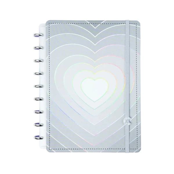 Caderno Inteligente Médio Grey Love