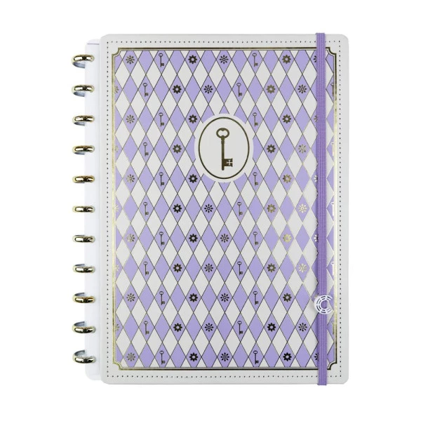 Caderno Inteligente Grande Purple Key By Isa Akkari
