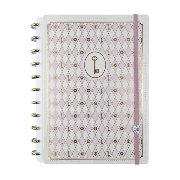 Caderno Inteligente Grande Rose Key By Isa Akkari