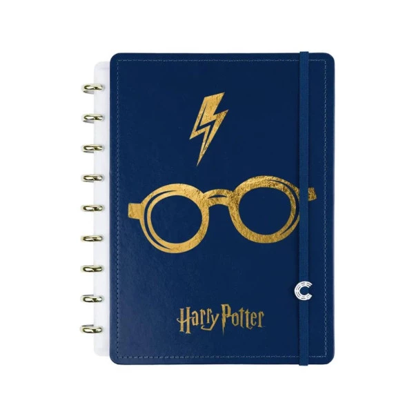 Caderno Inteligente Médio Harry Potter Azul