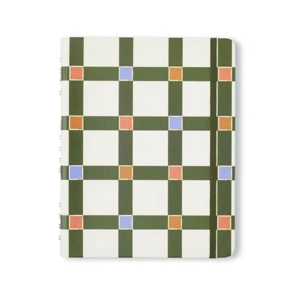 Caderno Organizador Cicero Duo Trama Xadrez 17x24cm