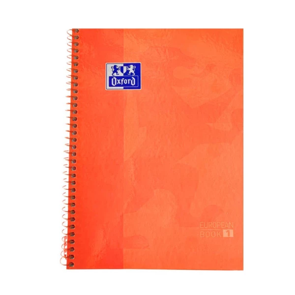 Caderno Universitário Oxford 1 Matéria Laranja
