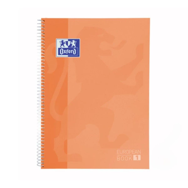 Caderno Universitário Oxford 1 Matéria Peach Laranja Pastel