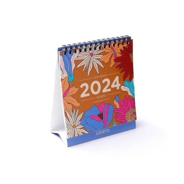 Calendário De Mesa 2024 Cicero Pólen 13x15cm