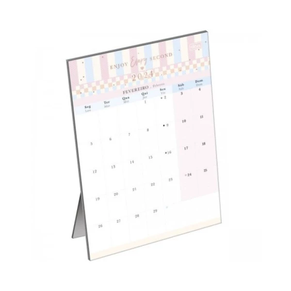 Calendário de Mesa 2024 Tilibra Soho 138x190mm