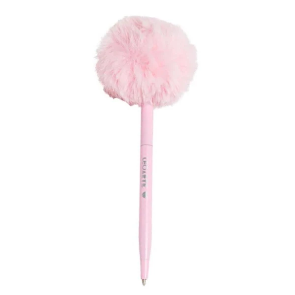 Caneta Esferográfica PomPom Pink Vibes LeoArte