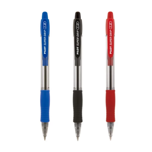 Caneta Esferográfica Ponta Média Pilot Super Grip 1.0 mm RT