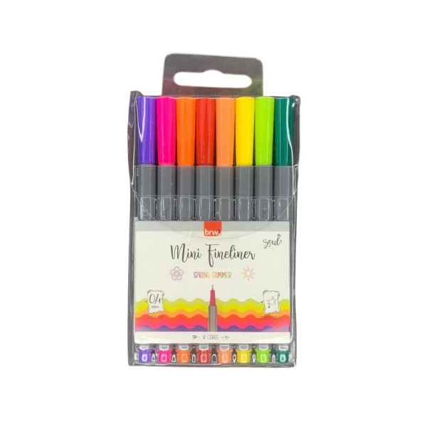 Caneta Fineliner Mini 0.4mm Spring Summer Soul BRW C/8 un