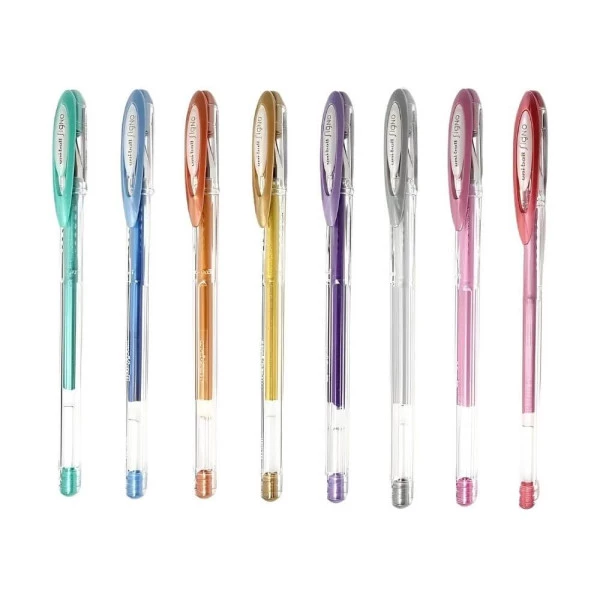 Caneta Gel Metalizada Signo Uni-ball Noble Metal 0.7mm