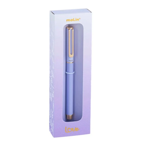 Caneta Metálica Roller Twist Love Molin Lilás