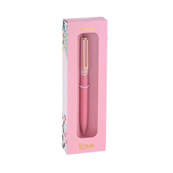 Caneta Metálica Twist Love Molin Rosa