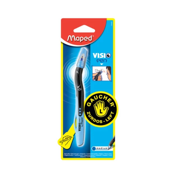 Caneta Para Canhoto Esferográfica Vision Pen Maped