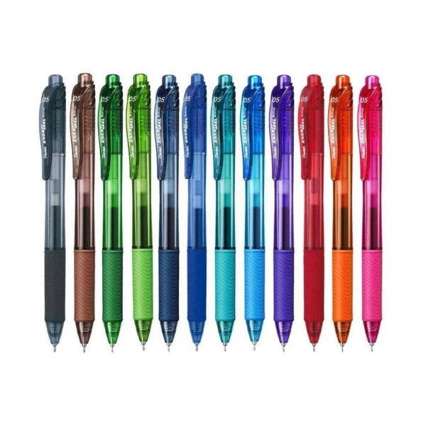 Caneta Pentel Energel X Retrátil 0.5 Ponta Fina Várias Cores