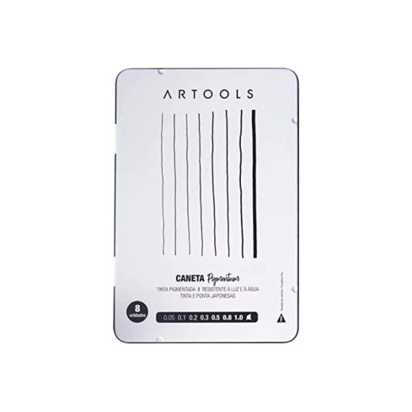 Caneta Pigmentum Artools Estojo c/8un