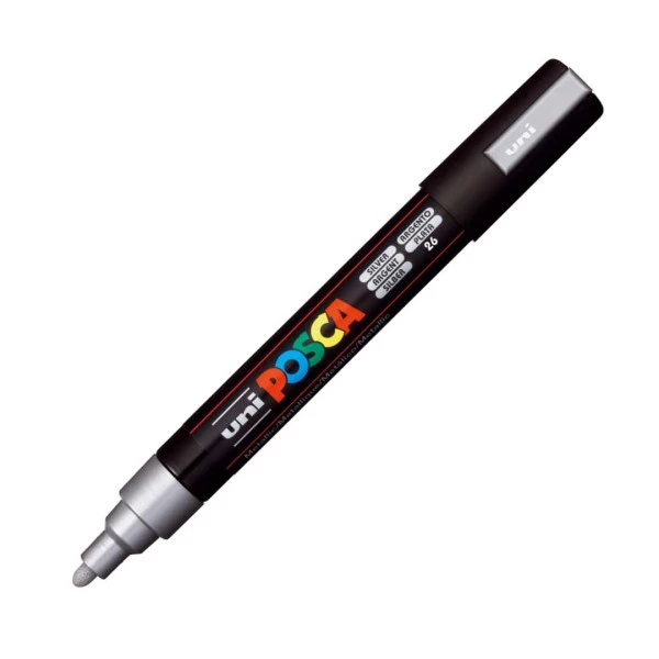 Caneta Posca PC-5M Prata 26