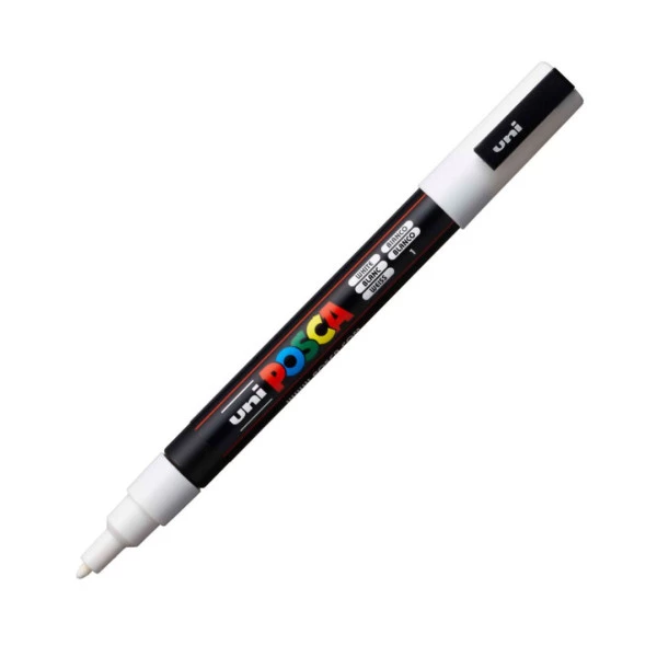 Caneta Posca PC-3M Branco 1