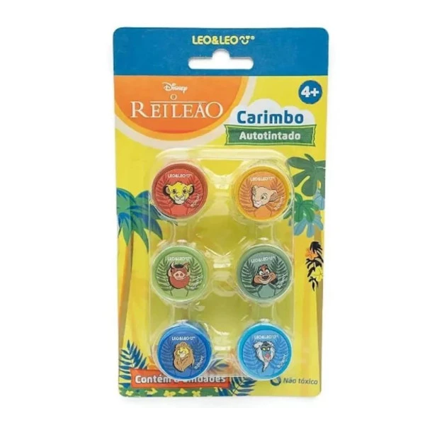 Carimbo Autotintado Decorado O Rei Leão 6 Un Leo&Leo