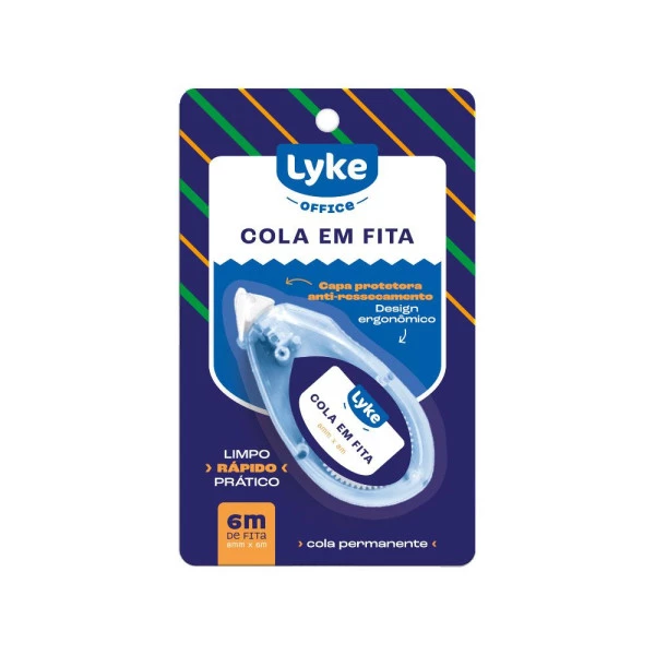 Cola em Fita 8mm x 6m Lyke