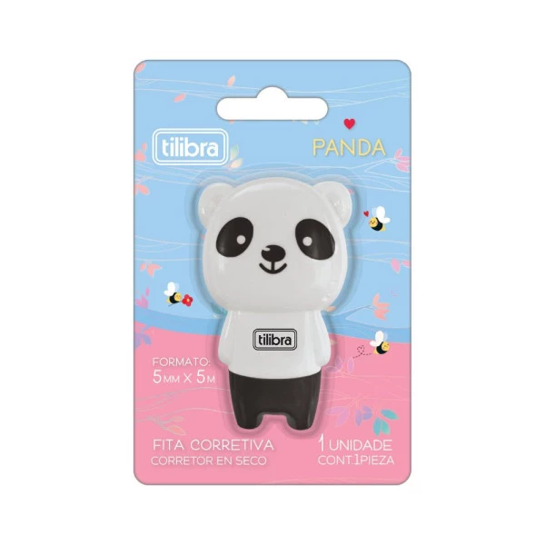 Corretivo Em Fita Panda Tilibra