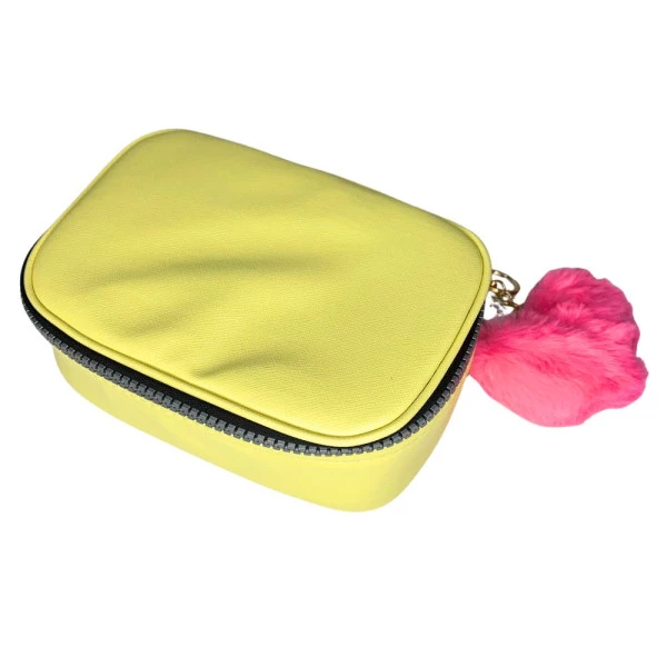 Estojo Box Amarelo Pastel Jumbo Prada PomPom Fizz