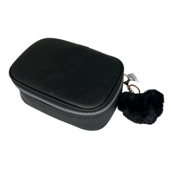 Estojo Box Preto Jumbo Prada PomPom Fizz