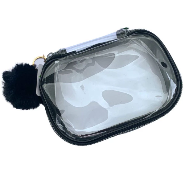 Estojo Box Preto Transparente Cristal Sem Aba Fizz