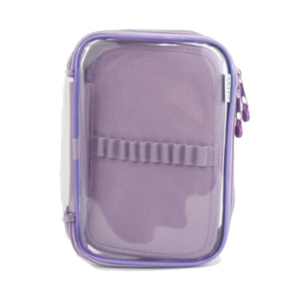 Estojo Box Sabra 100 Pens Cristal Lilás