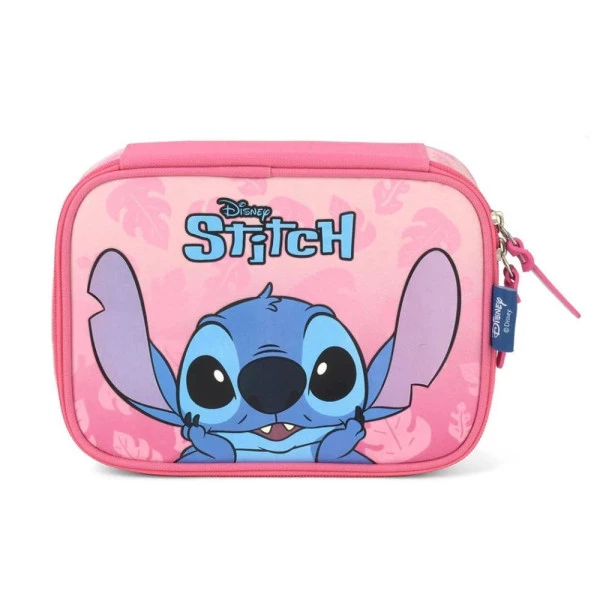 Estojo Box Stitch Disney Rosa Luxcel
