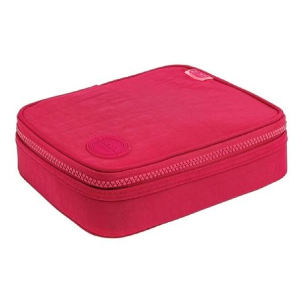 Estojo Box Rosa Cereja Tilibra Académie