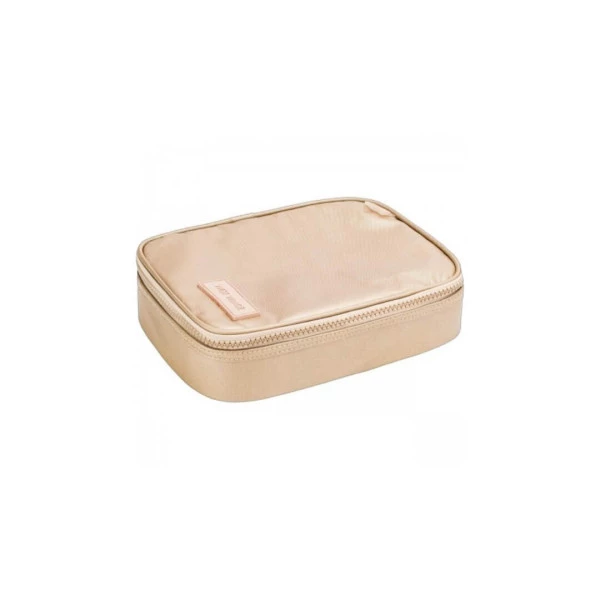 Estojo Box Tilibra West Village Metalizado Dourado