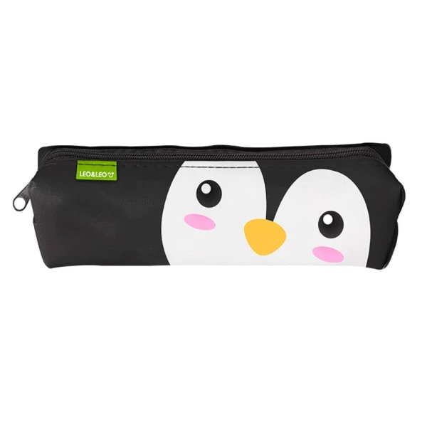 Estojo Escolar Tubo Pinguim Leo&Leo