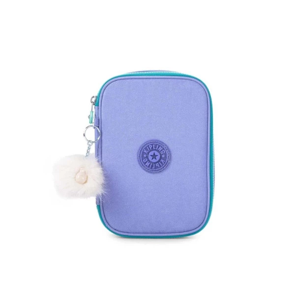 Estojo Kipling 100 Pens Glitter Purple