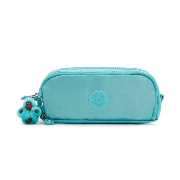 Estojo Kipling Gitroy Verde Água Metalizado