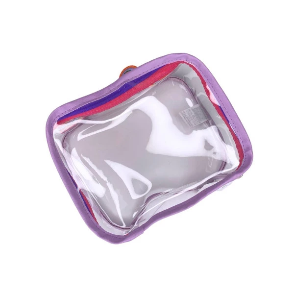 Estojo Necessaire Com Alça Lilás e Rosa Candy Colors Fizz