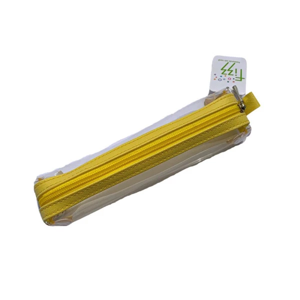 Estojo Tubinho Cristal Transparente Amarelo Fizz